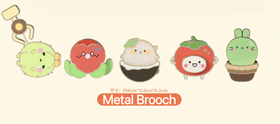 【Official】Twinkle Fair x MINISO Metal Brooch