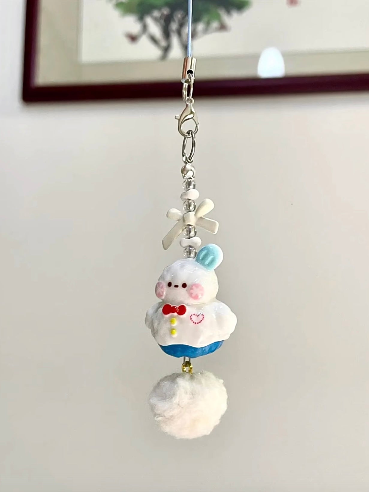 Zayne Snowman Handmade Mobile phone chain