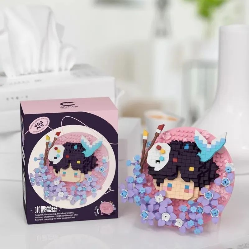 Love and deepspace Building block Badge holder