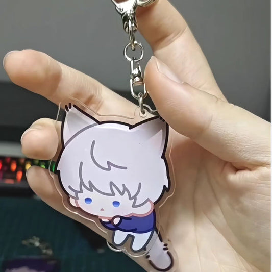 Tail wagging Cute Kitty Keychain
