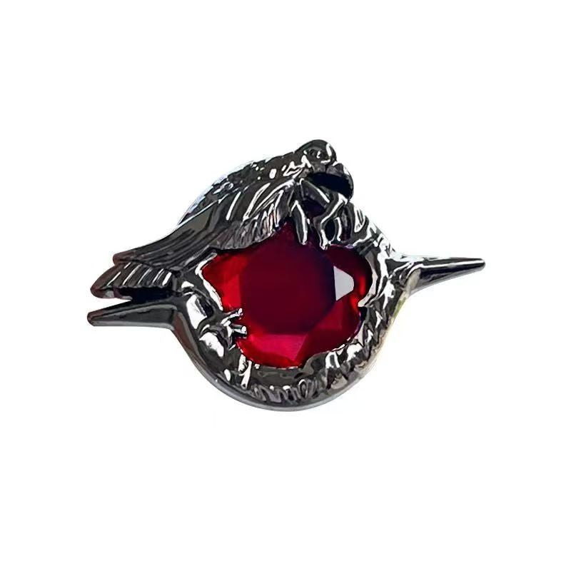 Sylus Crow Brooch & Necklace