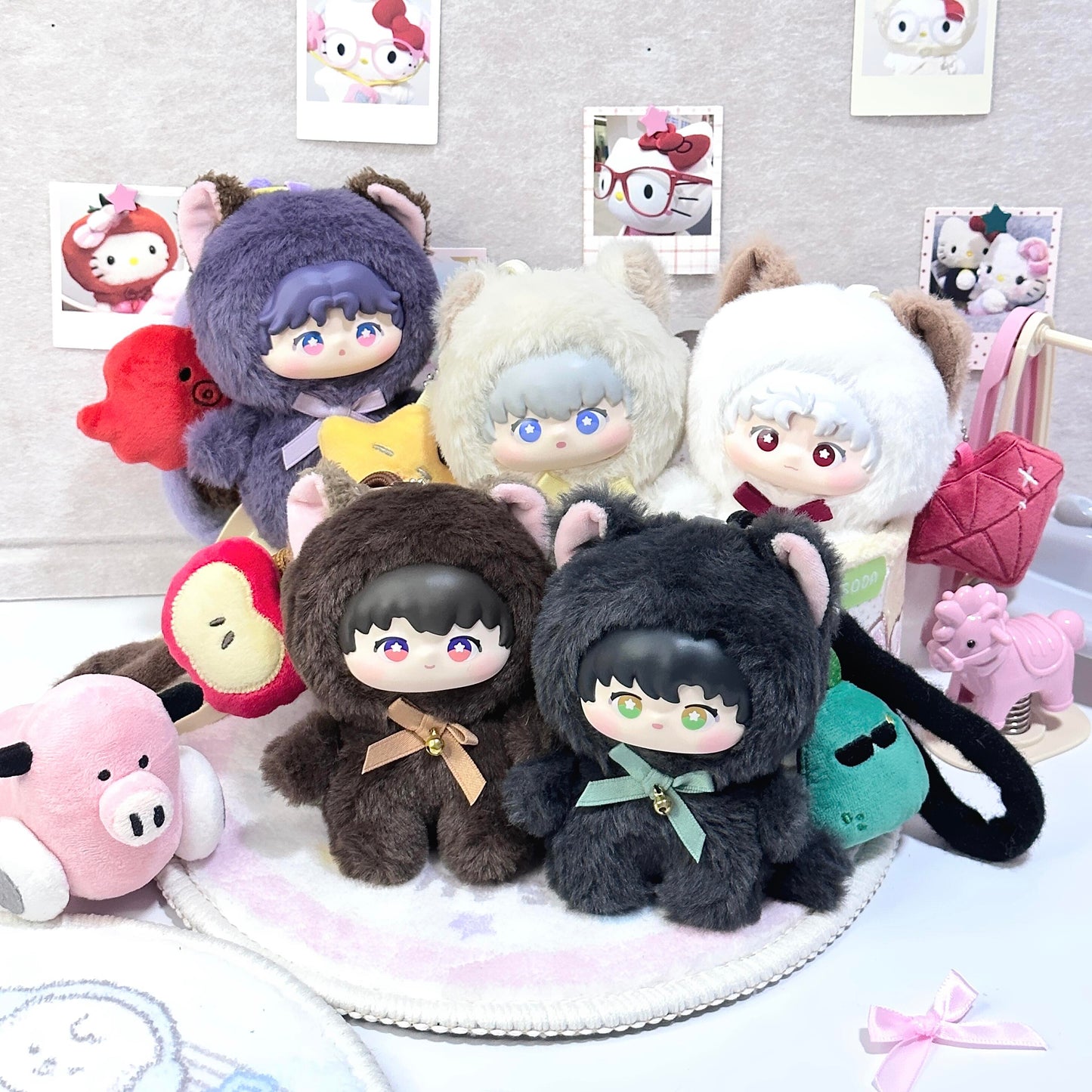 LnD Plush Bag pendant Blink box