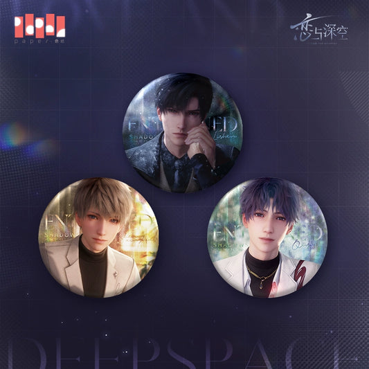 【Official】Love and deepspace Double Shadow Interlocking Series Badge 75mm