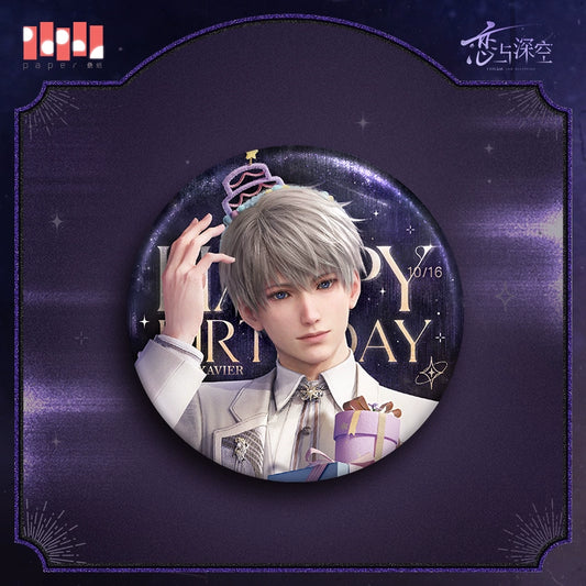 【Official】Xavier 2024 Birthday Badge 75mm