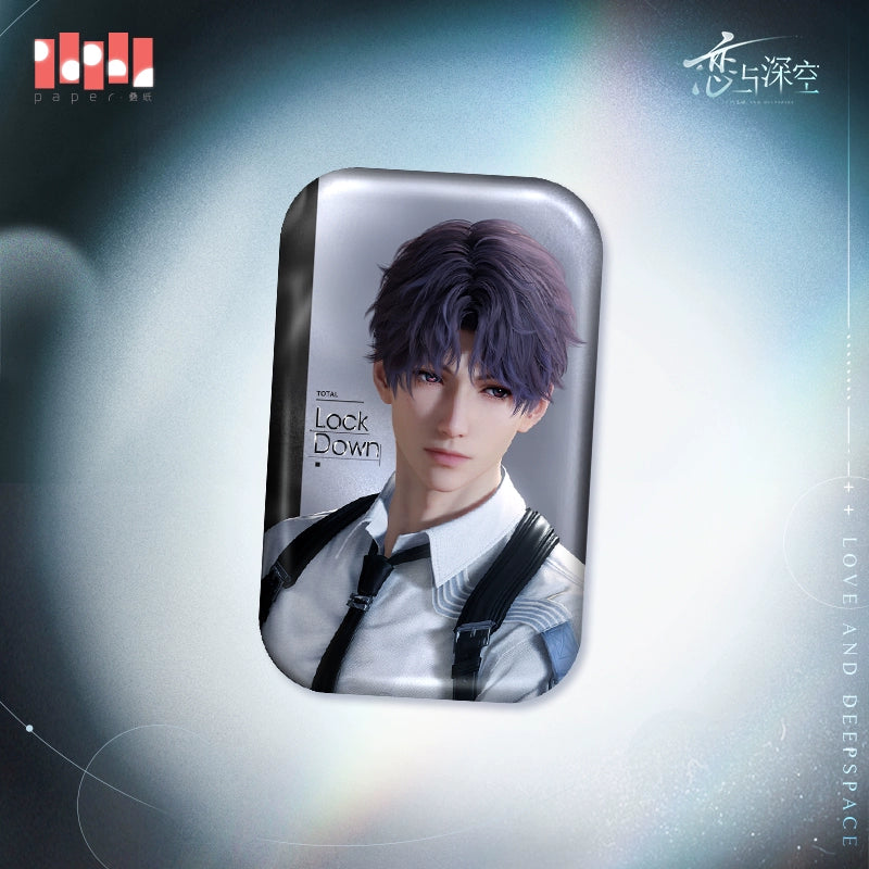 【official】Heart Moment Series Square Badge Pin