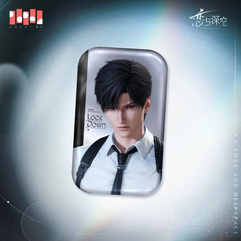 【official】Heart Moment Series Square Badge Pin