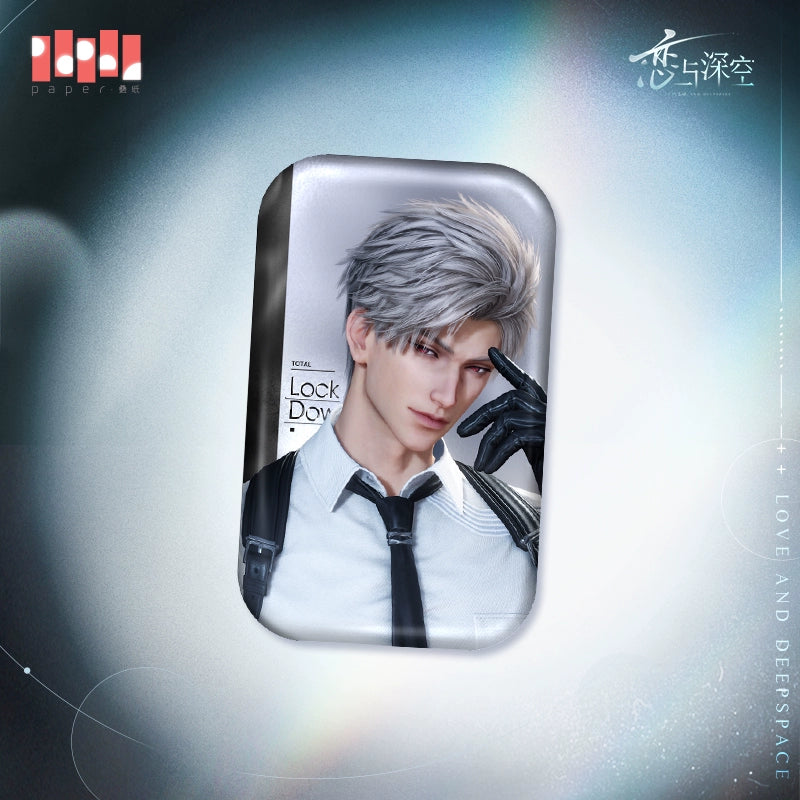 【official】Heart Moment Series Square Badge Pin