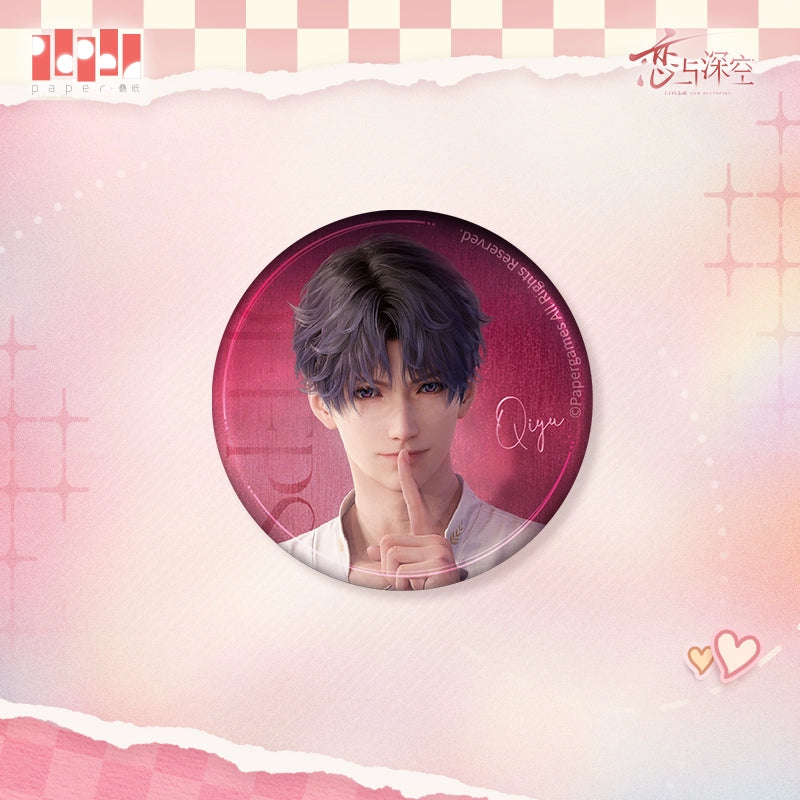 【Offocial Pre-sale】Heart-to-Heart Whispering Series Badge 65mm