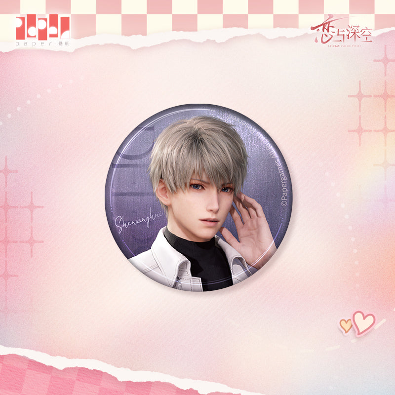 【Offocial Pre-sale】Heart-to-Heart Whispering Series Badge 65mm