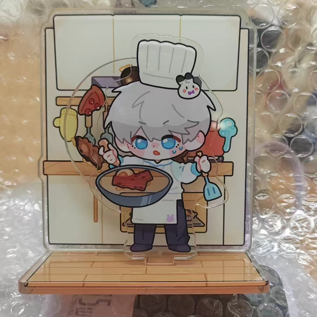 Xavier Cooking Acylic Stand （Double layer rotatable）